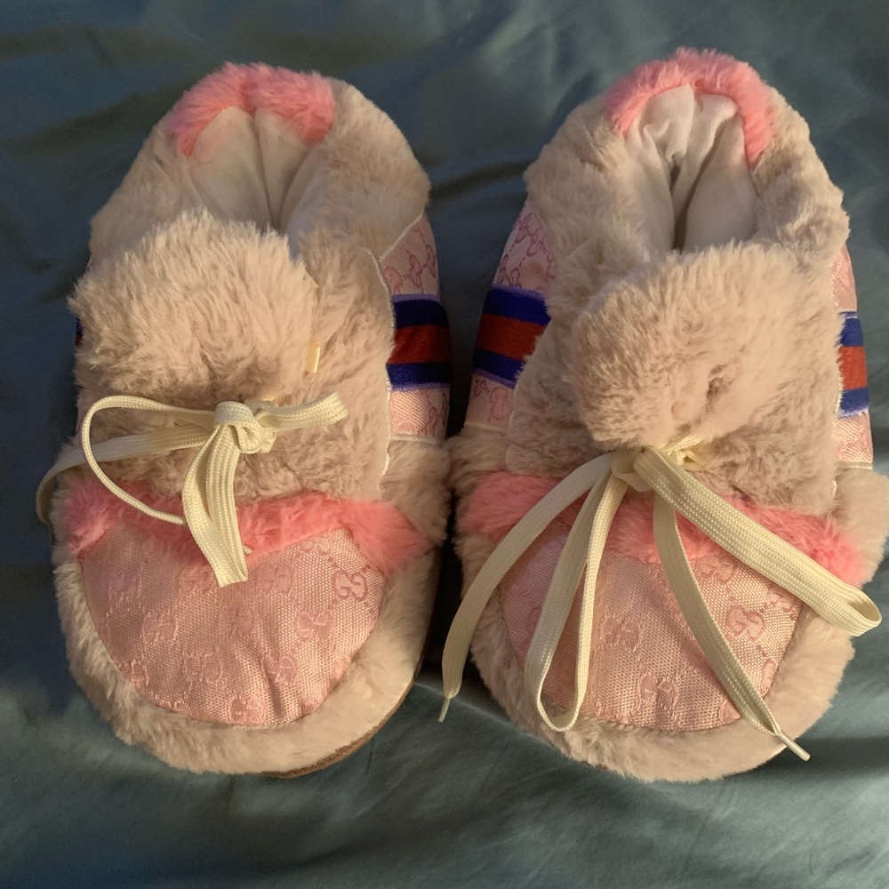Cozy Pink Kids Slippers